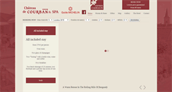 Desktop Screenshot of chateaudecourban.com